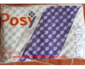 Giấy vệ sinh Posy cao cấp (12 cuộn/lốc)